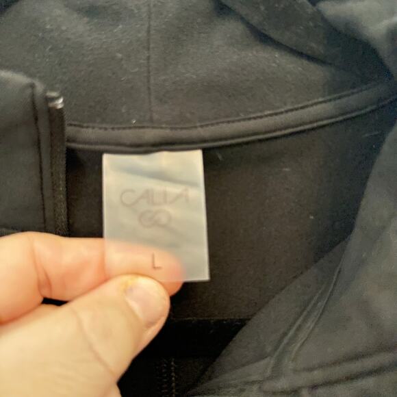 CALIA Women's Cold Dash 1/4 Zip, Large, Pure Black - Picture 5 of 5